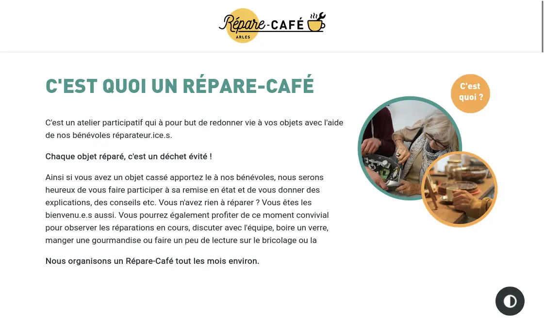 Site web Répare Café